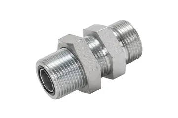 6F ORFS male O-ring bulkhead